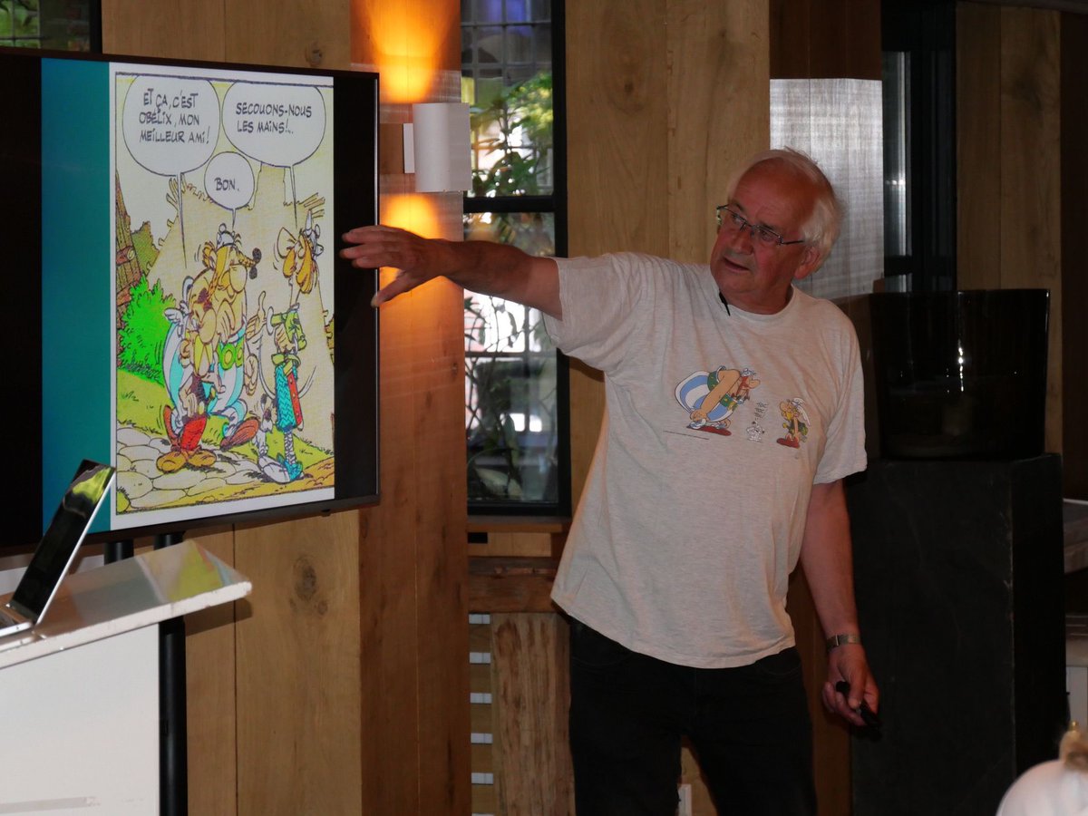 Geweldige lezing van Jaap Toorenaar: “Asterix verovert Oegstgeest”.