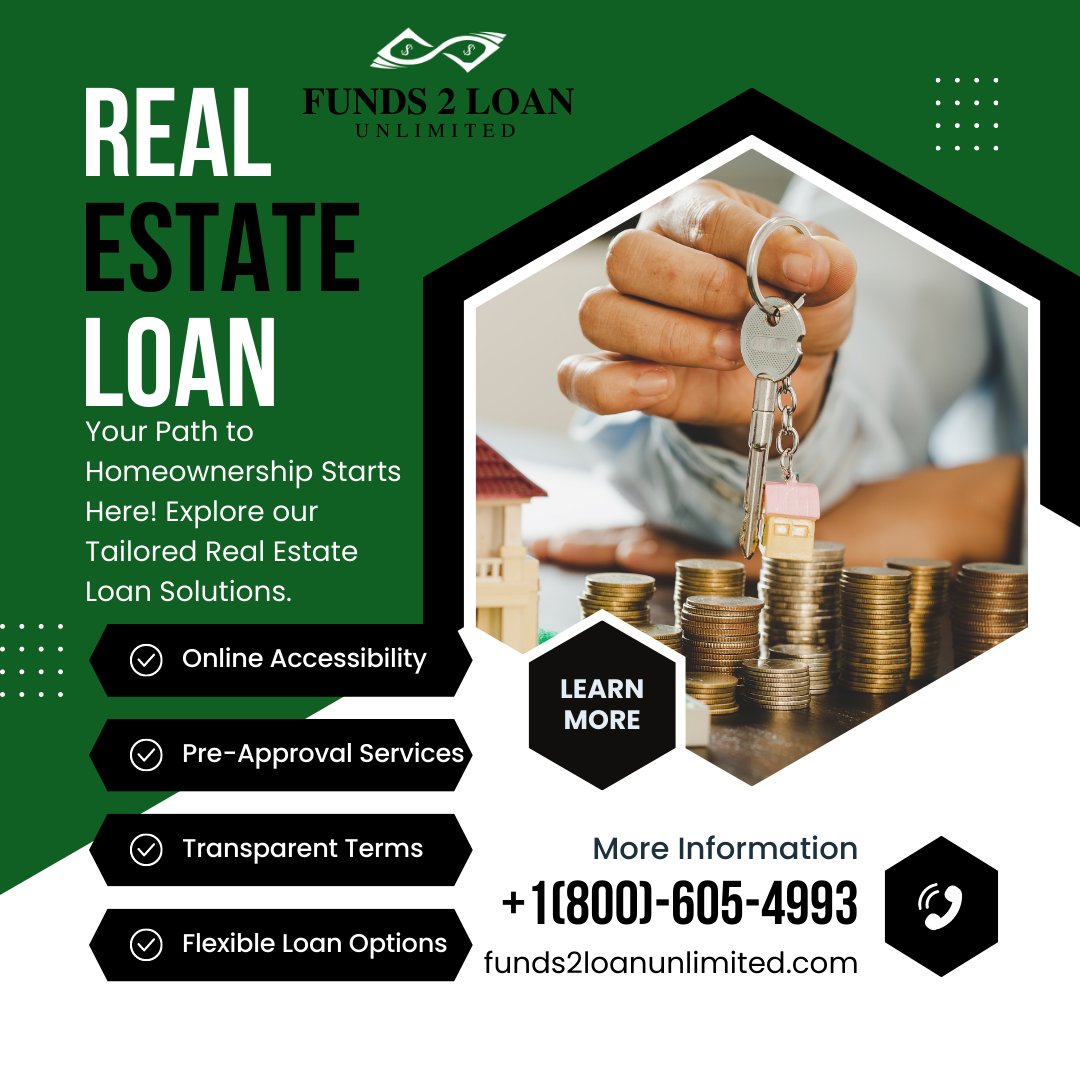 Your path to homeownership starts here! 🚀 Explore our tailored real estate loan solutions designed to make your dreams come true. 
Call us: (800) 605-4993

#realestate #realestateagent #realestatelife #entrepreneur #HomeownershipJourney #RealEstateLoans #TailoredSolutions