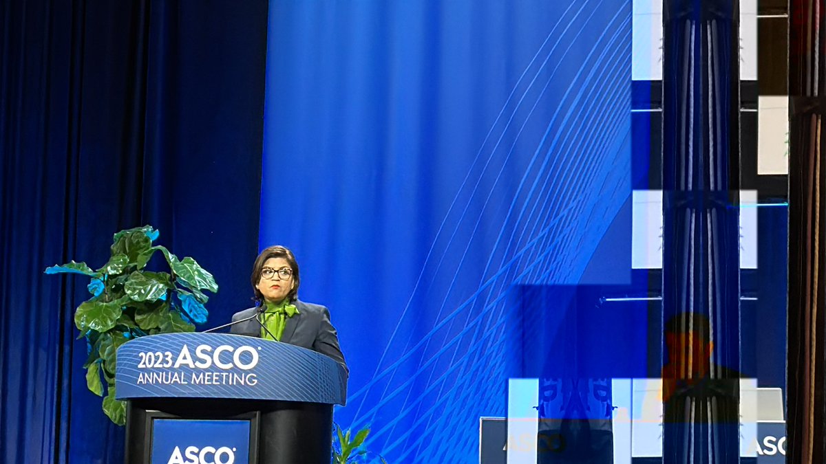 DrChoueiri's tweet photo. Phenomenal presentation by my friend, the brilliant @shilpaonc @ASCO #ASCO23
Results from #EV103: EV + pembro showing promising activity and tolerable safety profile in 1L cis ineligible #mUC
Beautiful tail for DOR and OS curves! https://t.co/0Gl4CU0ir8