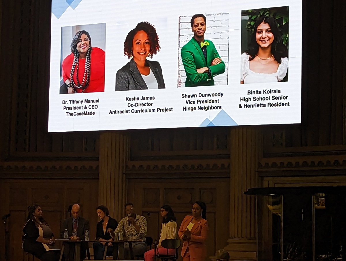 Jenn Beideman (@jennbeideman) on Twitter photo Panelists at Pathstone's event talk about what's currently happening to desegregate #ROC and where we could go next.
<a href="/PathStoneCorp/">PathStone</a> <a href="/shawndunwoody/">Shawn Dunwoody</a> <a href="/DrTiffanyManuel/">Tiffany Manuel</a> #antiracistcurriculumproject Panelists at Pathstone's event talk about what's currently happening to desegregate #ROC and where we could go next.
<a href="/PathStoneCorp/">PathStone</a> <a href="/shawndunwoody/">Shawn Dunwoody</a> <a href="/DrTiffanyManuel/">Tiffany Manuel</a> #antiracistcurriculumproject