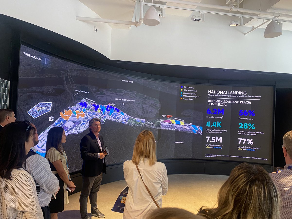 Loved the tour of @NationalLanding today with @jbgsmith and a quick peek of @amazon new HQ2 #CoreNetERS23 @CoreNetNE @CoreNetGlobal