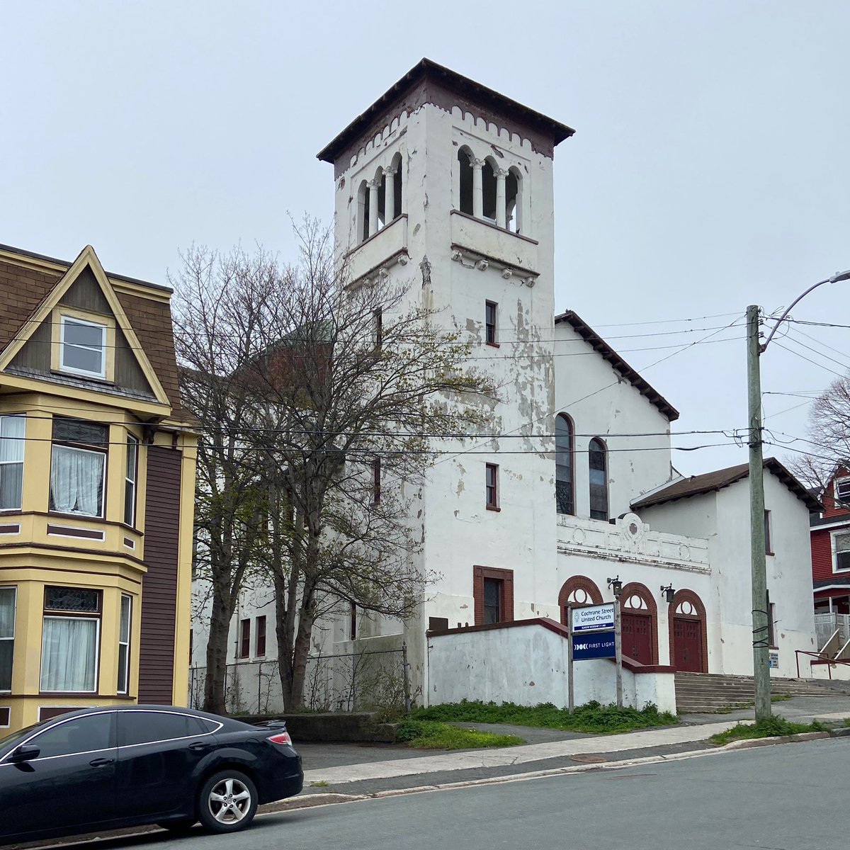 Welcome (back) to Foggy Bottom ☁️ 

#InnkeeperDuringAGlobalPandemic #FoggyBottom #RainDrizzleFog #CochraneStreetUnitedChurch #CochraneStreet #DowntownStJohns #StJohns #StJohnsNL #Newfoundland #NewfoundlandAndLabrador #NewfoundlandAndLabradorTourism #TourismNL #ExploreNL #NL #YYT