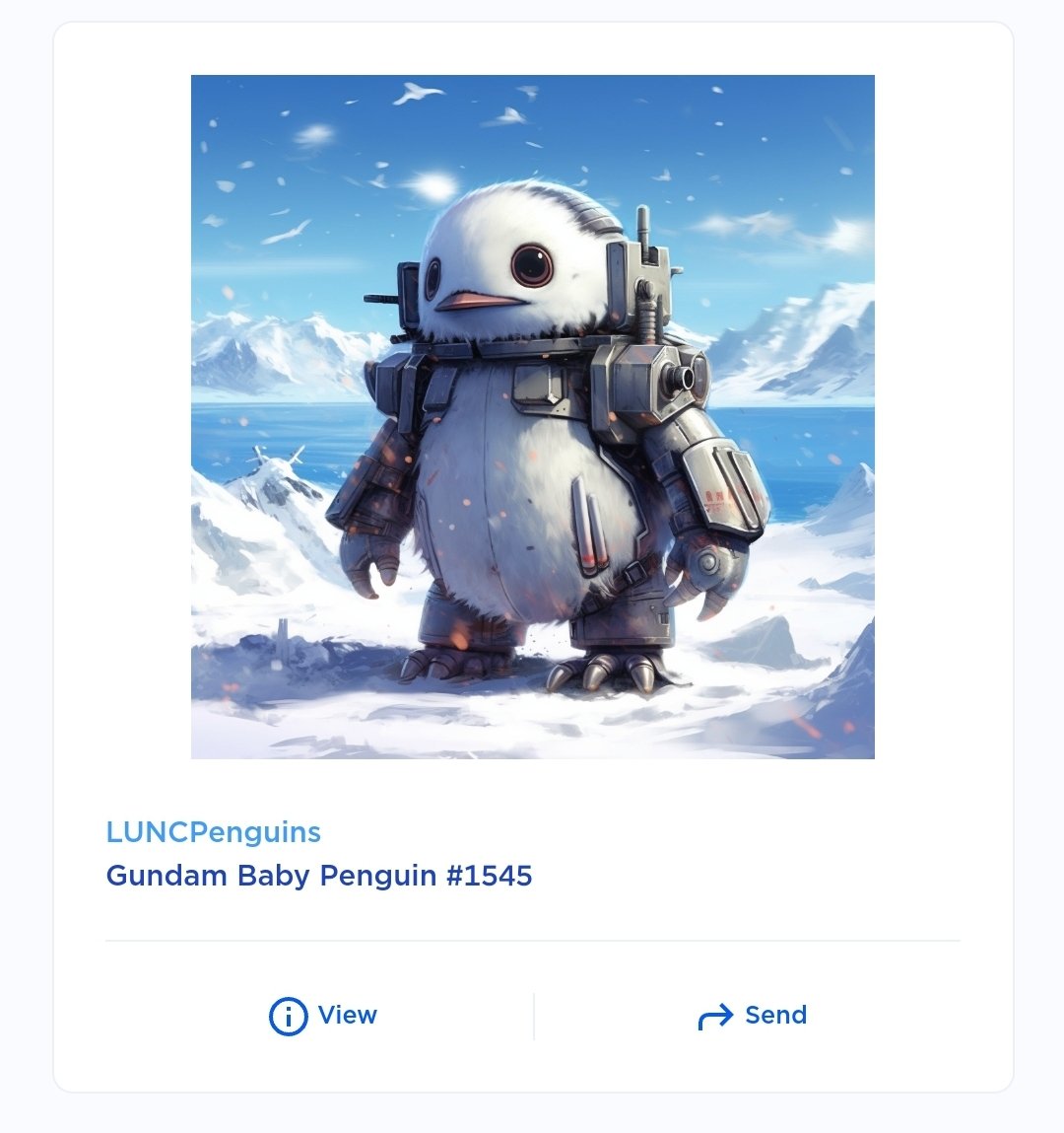 HappyCatKripto's tweet photo. 🚨 Giveaway Time 🚨

This gorgeous Gundam Baby Penguin. 
Great staking rewards! 
Amazing Community 👏 

Follow @LUNC_Penguins @ProjectLUNCBurn 

Comment, Like &amp; Retweet For 1 entry 🙏🏼

Draw Is On 7/06/23

#LUNCpenguins #LunaClassic https://t.co/s1nGtTcKMu
