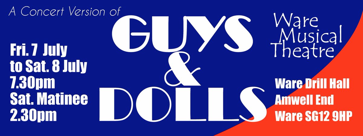 WareOperatic's tweet image. Rehearsals are well underway for our next production: A concert version of Guys and Dolls! This will showcae music from the musical, without the scences but plenty of movement! Tickets available now: ow.ly/TJjW50OG1YO #amdram #amateurdramatics #hertford #guysanddolls