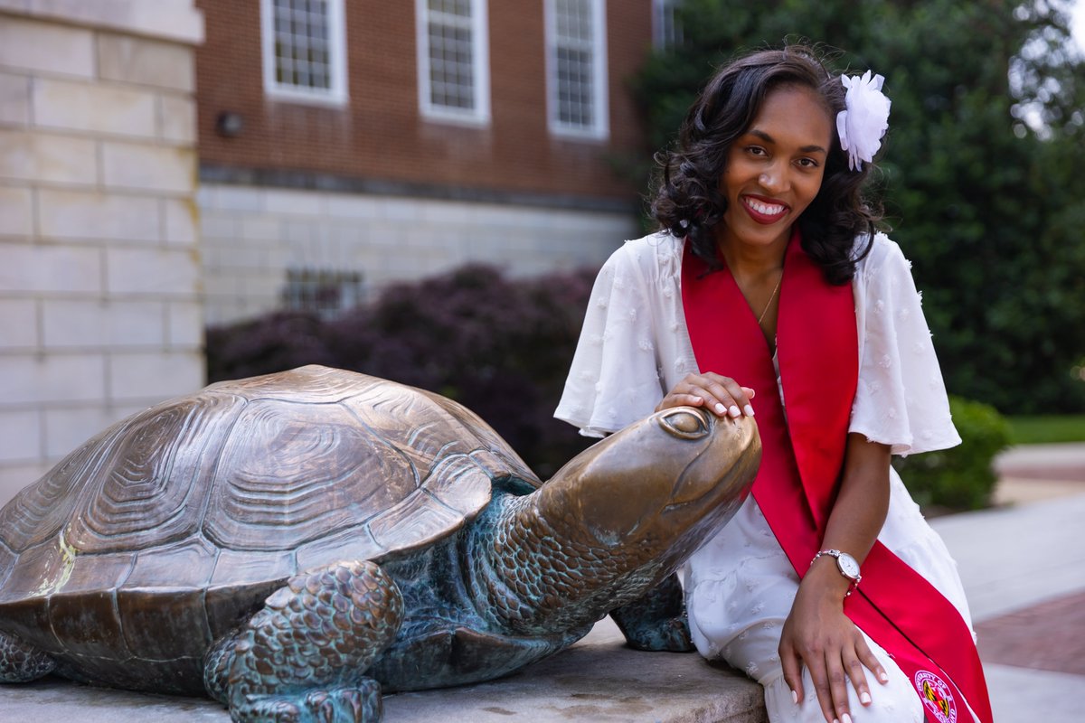 MadisonWellsJa1's tweet photo. It's been quite the journey. I can happily say I will always be #terrapinstrong #recentgrad #UMD #merrillmade #visualstoryteller https://t.co/YNJrro7oif