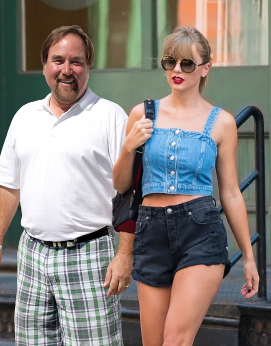BREAKING: Taylor Swift spotted out in New York City with Home Improvement hunk Richard Karn after her split with The 1975 frontman Matty Healy.