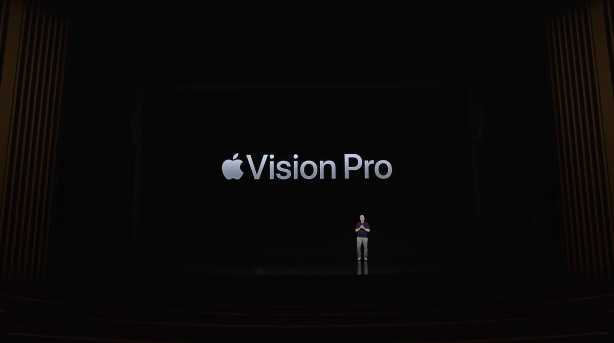 The headset is called Apple Vision Pro.