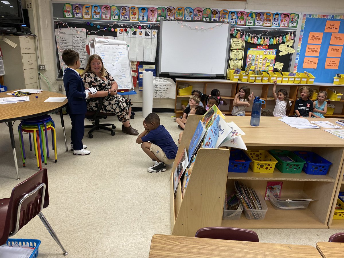 Ryan P. Is Principal for the Day at Fort Hunt Elementary!