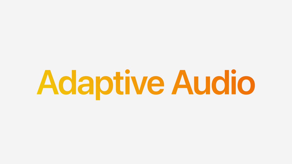 📢 Grande nouvelle pour les utilisateurs d'AirPods Pro ! 🎧Apple lance Adaptive Audio, un nouveau mode qui détecte lorsque quelqu'un essaie de nous parler et ajuste automatiquement le volume en fonction du bruit ambiant. #WWDC23
