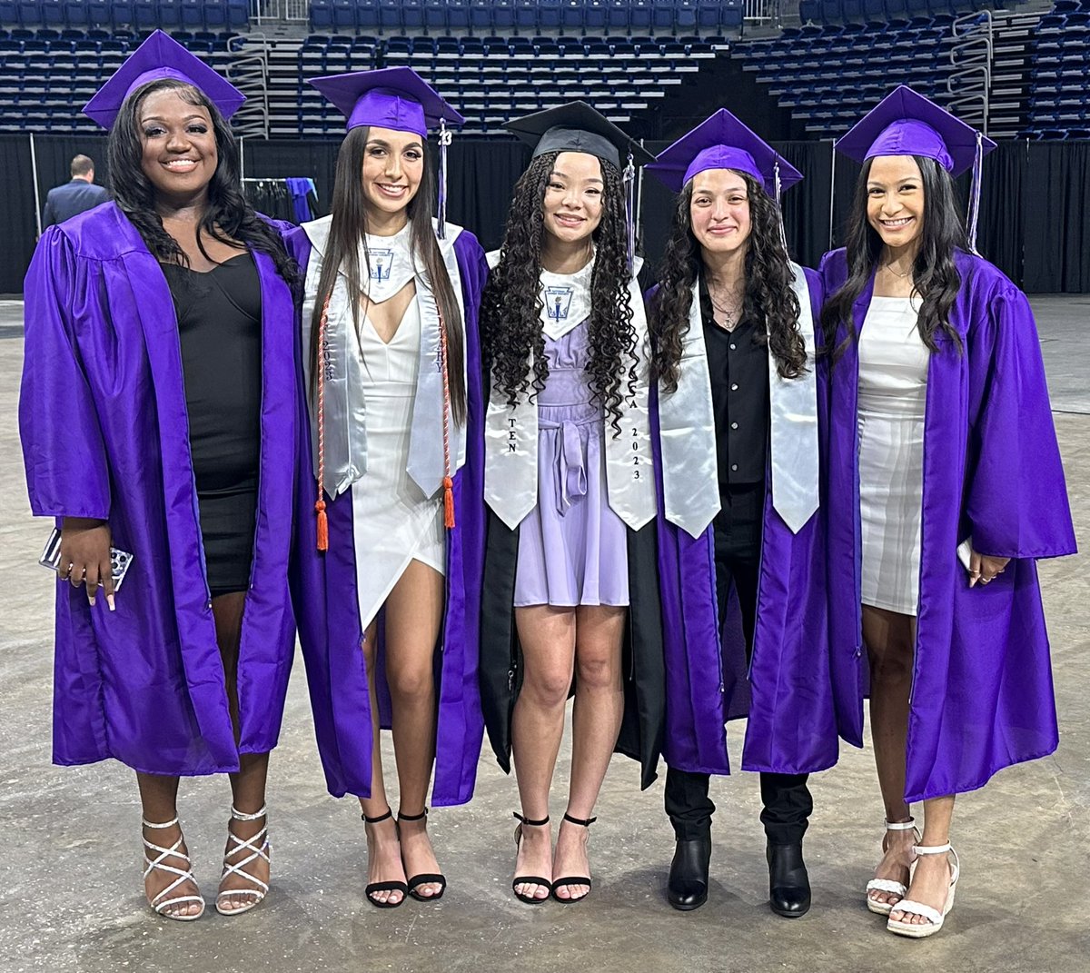Today we celebrate these five seniors who have meant so much to our program these last four years. We wish you all the best! Always a Warrior! 💜