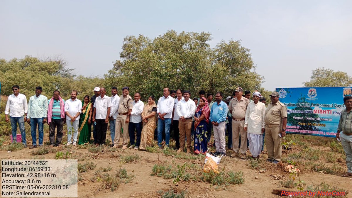 dfomangrovefdwl's tweet image. The World Environment Day and launching of MISHTI program by Hon'ble PM was celebrated at Sailendrasarai, near Talchua, Kendrapara in MFD, Rajnagar. On the occasion a cycle rally by local students and mangrove plantation drive was also organized. 
#Bhitarkanika
#Mangroves
#MISHTI
