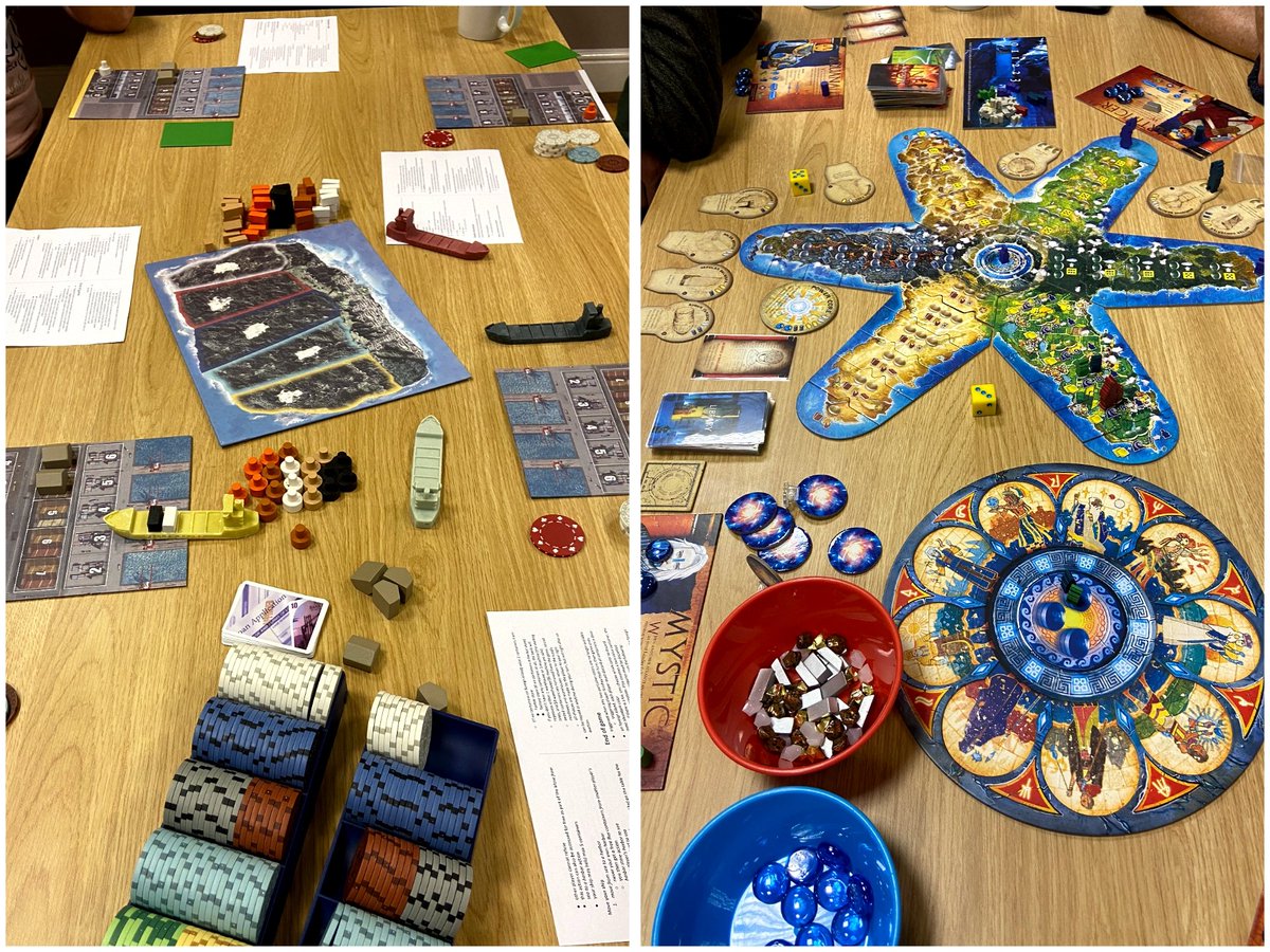 Thanks to everyone who joined for games last week! We had 12 attendees and played Braggart, Coloretto, Lost Ruins of Arnak, Container, Concept, and Atlantis Rising 🎲 We'll be back for more games on 14th June! #stives #cambridgeshire #tabletopgames #tabletopgaming