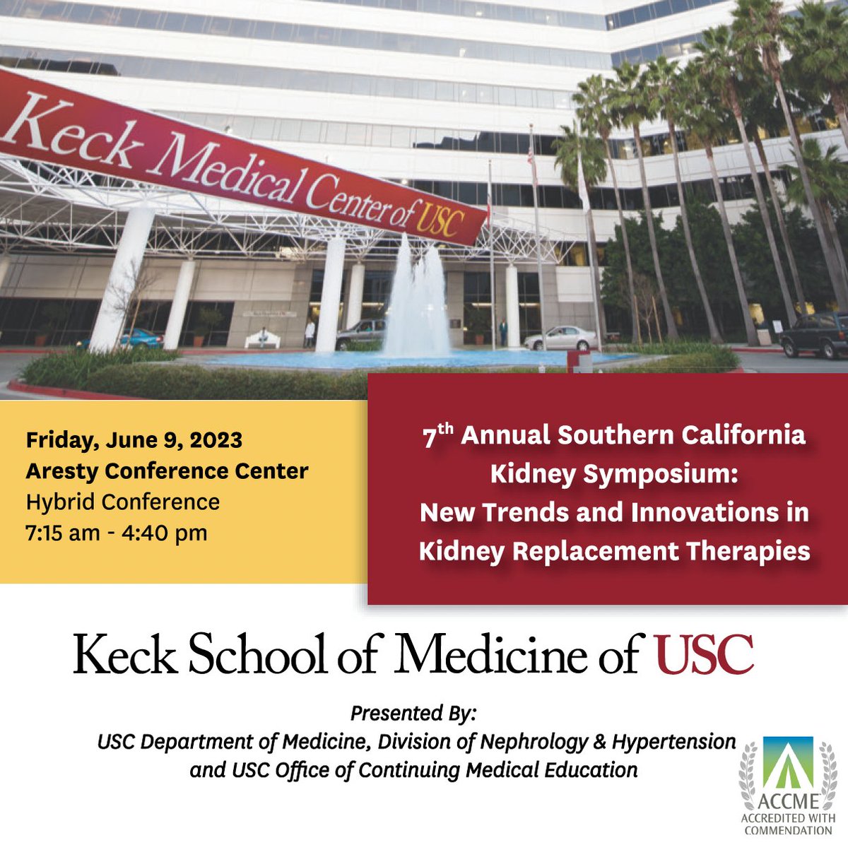 Hear from our very own Chief Medical Officer, Dr. Kevin Chung, on Novel Targets for Blood Purification this Friday June 9th at 2pm PST at the 7th Annual Southern California Kidney Symposium

Register now for this hybrid event: tinyurl.com/2u39yhdc

#AKI #ICU $ICU