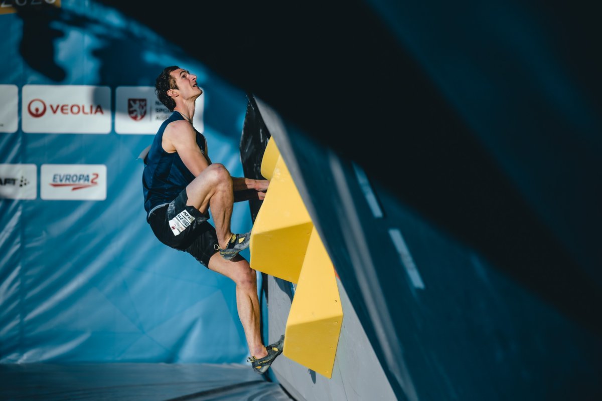 The World Cup in Prague was incredible! Support from the audience was awesome. I am proud of my country and all the people involved in organizing this event. I am happy that I could share this with my family, friends and my wife Iva with Hugo. 
Pics by Petr Chodura
#climbing