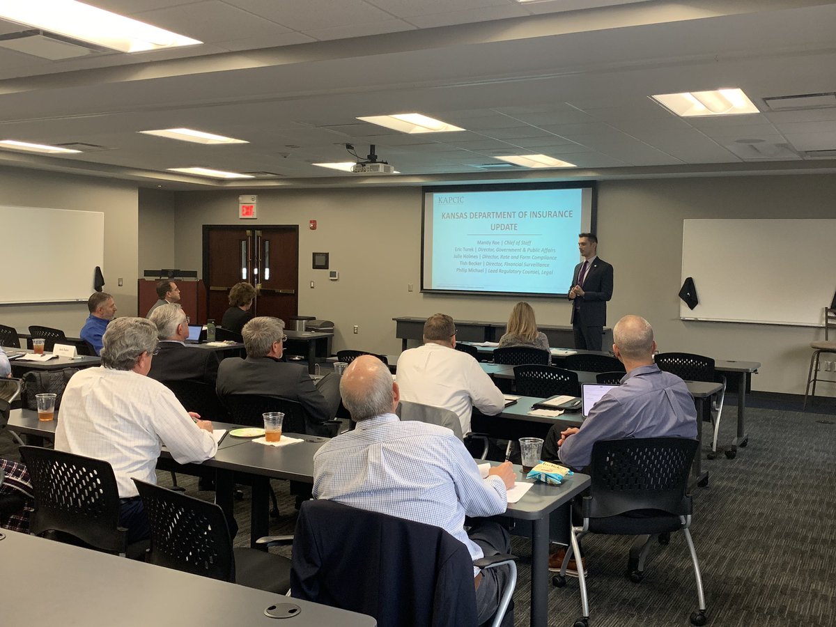 Kansas Insurance Department on Twitter "Our team presented to KAPCIC members today as part of