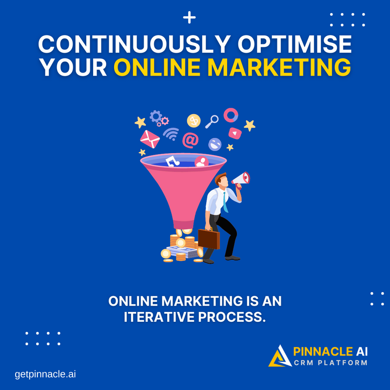 getpinnacleai's tweet image. 😃 Regularly analyse the performance of your campaigns, experiment with A/B testing, and adapt your strategies based on insights from your CRM platform. 
Learn more:
🔗 getpinnacle.ai 
#GetPinnacleAI #CRM #CRMWorkflow