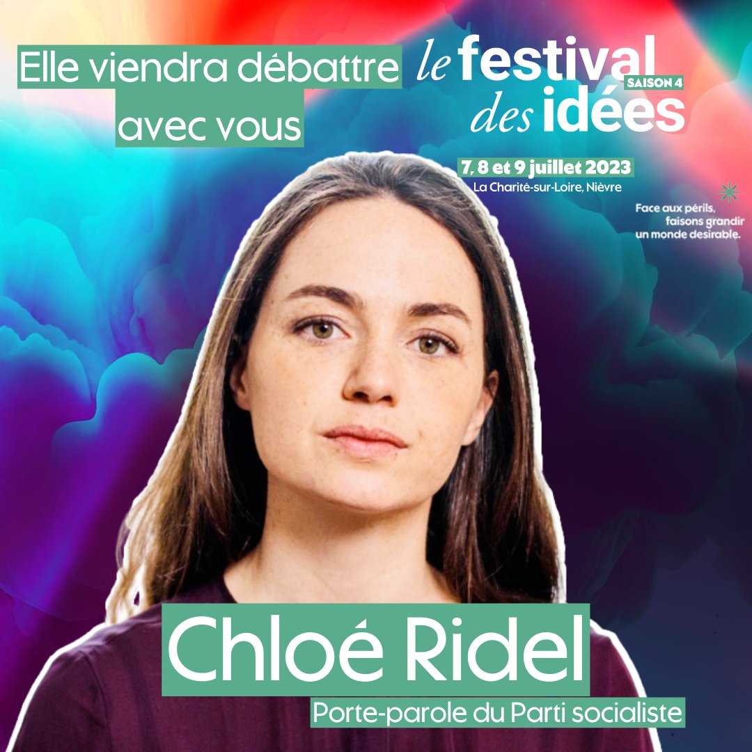 festival_idees's tweet photo. ✳️ Au Festival des Idées, on échange sur toutes les idées, y compris la sécurité de l'Europe. Avec @chloeridel
Retrouvons-nous à la Charité-sur-Loire les 7, 8 et 9 juillet.
Pour s'inscrire et soutenir le Festival : https://t.co/G1qExJLfUx
#fdi2023 #lfdi2023 https://t.co/VBiJR6W6Q3