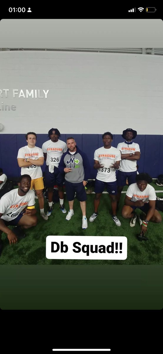 THIERNO30405's tweet photo. I had a great camp yesterday @CuseFootball 
@CoachLynch @CoachTFisher @CoachUzimtl https://t.co/3ZAF26WmYu