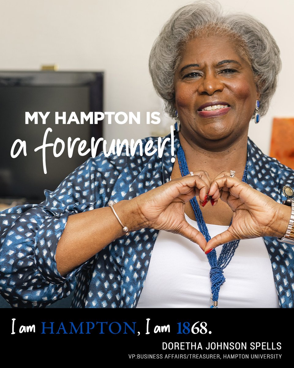 'My Hampton is a Forerunner!' - Doretha Spells
#onehampton