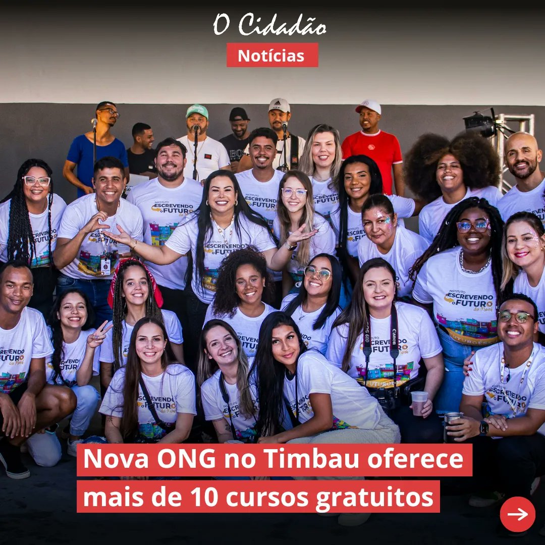Foi inaugurado o Instituto Escrevendo o Futuro da Maré, nova ONG no Timbau que vai oferecer cursos diversos como cabeleireira, designer de sobrancelha, fotografia, massoterapia, e outros. Registramos a inauguração, saiba mais: 
jornalocidadao.net/nova-ong-no-ti…
#Maré #terceirosetor