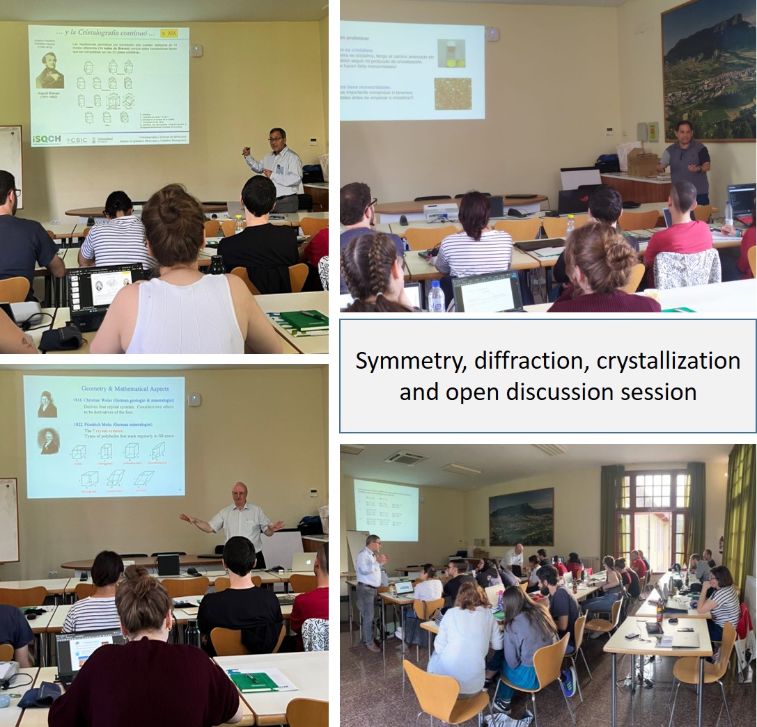 First day of the Spanish school of single crystal crystallography! #SpainSCXRD23 #Jaca <a href="/OlexSys/">OlexSys</a>
 <a href="/RSEQUIMICA/">RSEQ</a>
 <a href="/RSEF_ESP/">RSEF</a>
 <a href="/GE3C_RSEQF/">GE3C RSEQ-RSEF</a> <a href="/bruker/">Bruker</a>