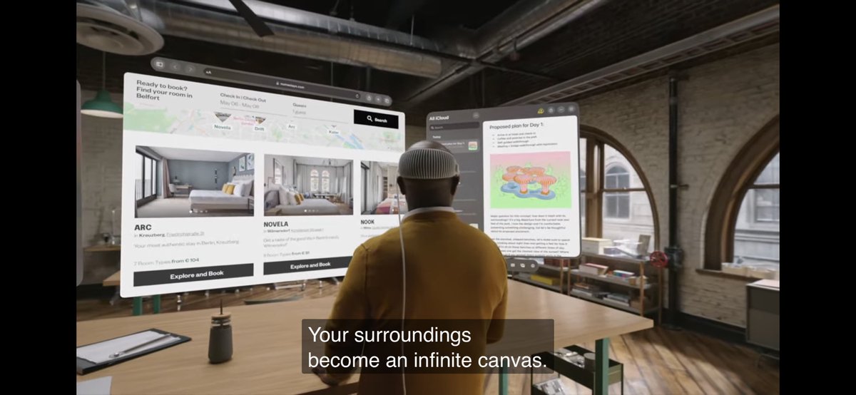 Borwornsuk's tweet photo. เยดเค่ #WWDC23 https://t.co/rcEXQ07dBR