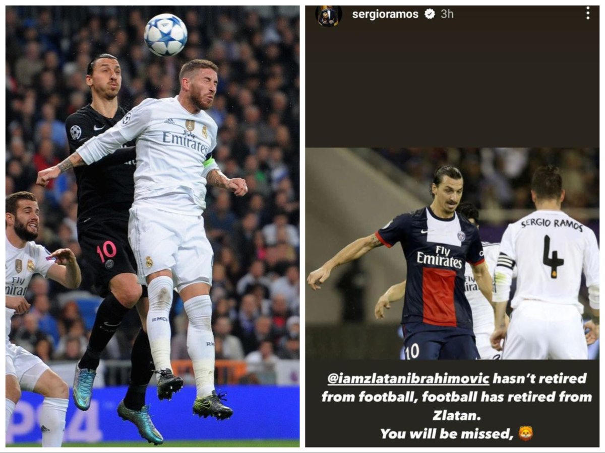 Fandangoapp's tweet photo. Sergio Ramos with a funny send-off for Zlatan ❤️😂
-
#Ramos #ZlatanIbrahimovic https://t.co/52xL3HPeba