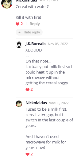 marvin_dzi's tweet photo. The joke from my comic and the comments XD
#cerial #webcomic #webcomics_tapas #tapascomic #tapas https://t.co/almSlcPzHY