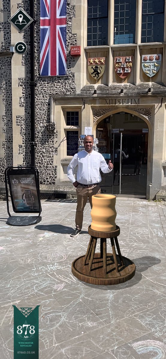 A pleasure to host a true kindred spirit and museum trust peer <a href="/zakmensah/">Zak Mensah</a> at @HantsCulture today. Always tons to discuss and chew over with a gent of this calibre. Enjoyed your thoughts, feedback and solidarity immensely.