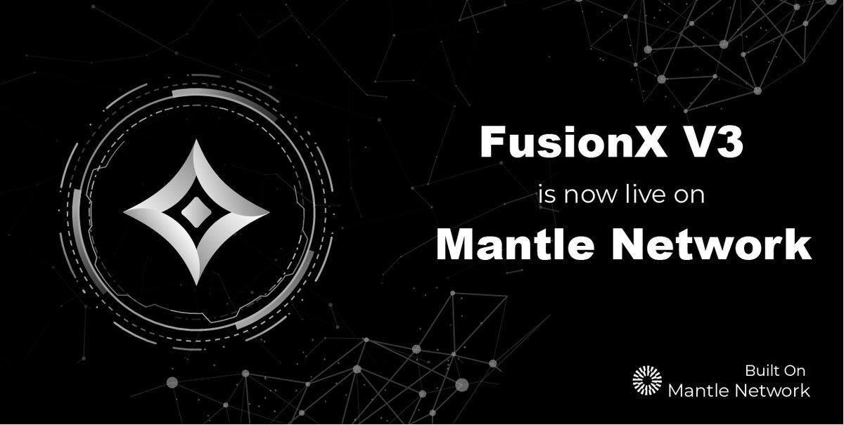 FusionX Finance | Native Dex of Mantle Network (@fusionx_finance) on Twitter photo #FusionXV3onMantle is live on <a href="/0xMantle/">Mantle Network</a> Testnet 🙌
Here's why you can't afford to miss out on the latest upgrade:
🚀 Unmatched low fees
💰 Enhanced earnings for LPs
🛠️ User-friendly tools
bit.ly/fusionx-v3-man…
Before diving further, let's know why did we build on <a href="/0xMantle/">Mantle Network</a> #FusionXV3onMantle is live on <a href="/0xMantle/">Mantle Network</a> Testnet 🙌
Here's why you can't afford to miss out on the latest upgrade:
🚀 Unmatched low fees
💰 Enhanced earnings for LPs
🛠️ User-friendly tools
bit.ly/fusionx-v3-man…
Before diving further, let's know why did we build on <a href="/0xMantle/">Mantle Network</a>