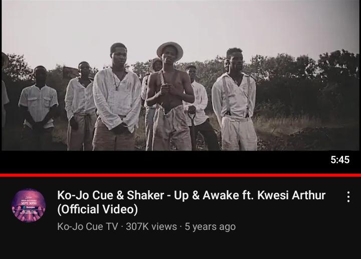 Kojocue, shaker and Kwesi Arthur.  They nailed it!
Waiting for the continuation ...