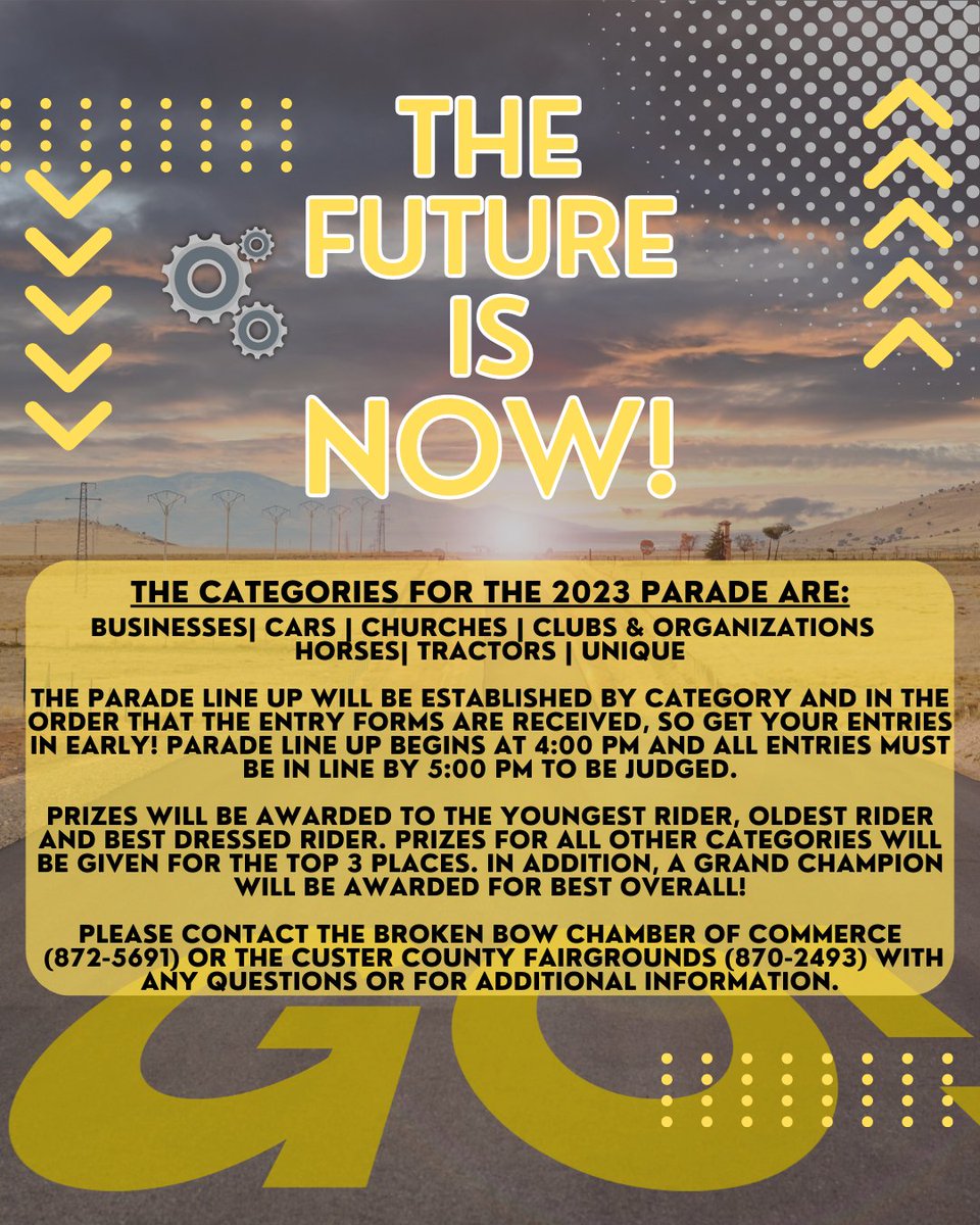 Broken Bow Chamber on Twitter "Introducing the 2023 Custer County Fair