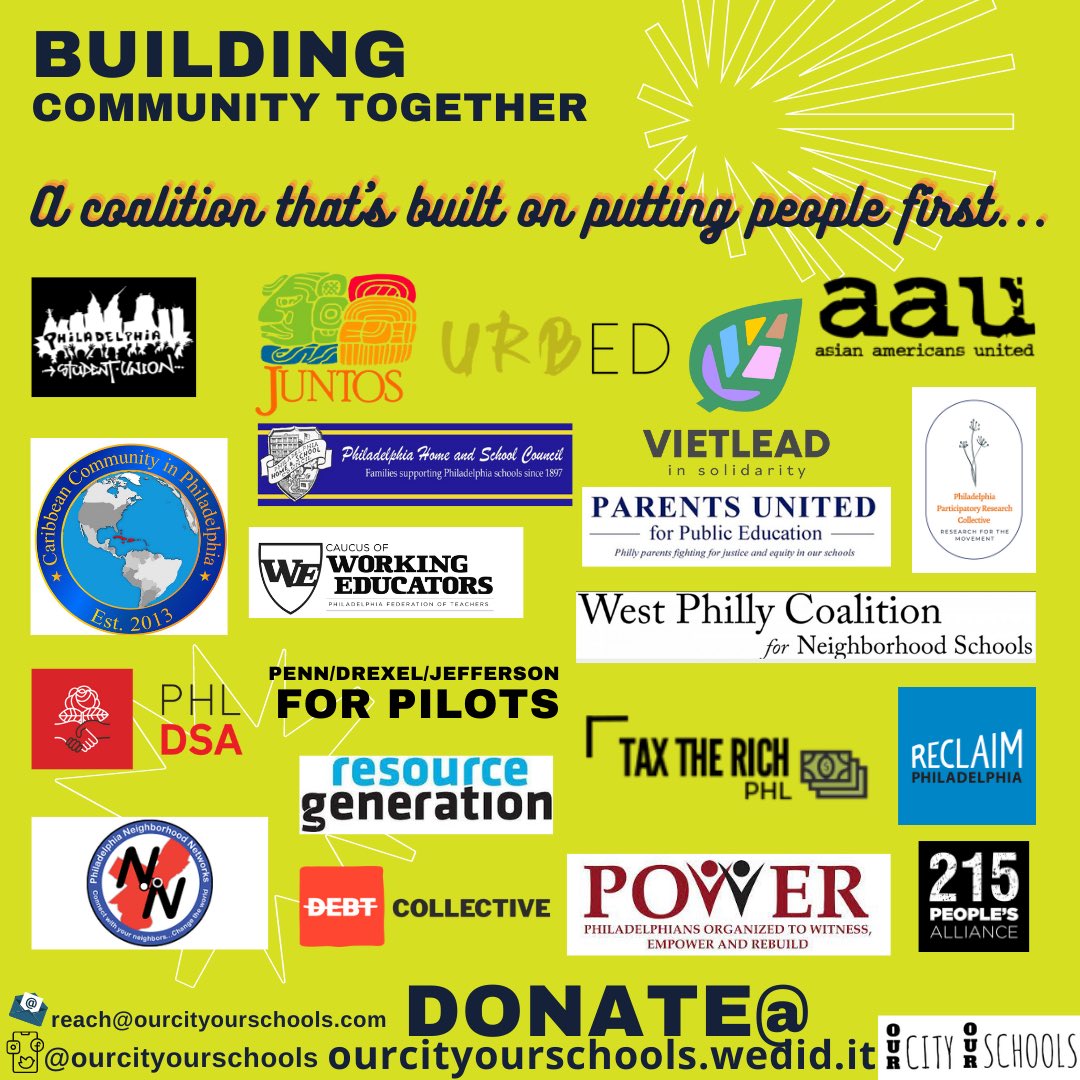 Our City Our Schools tweet media