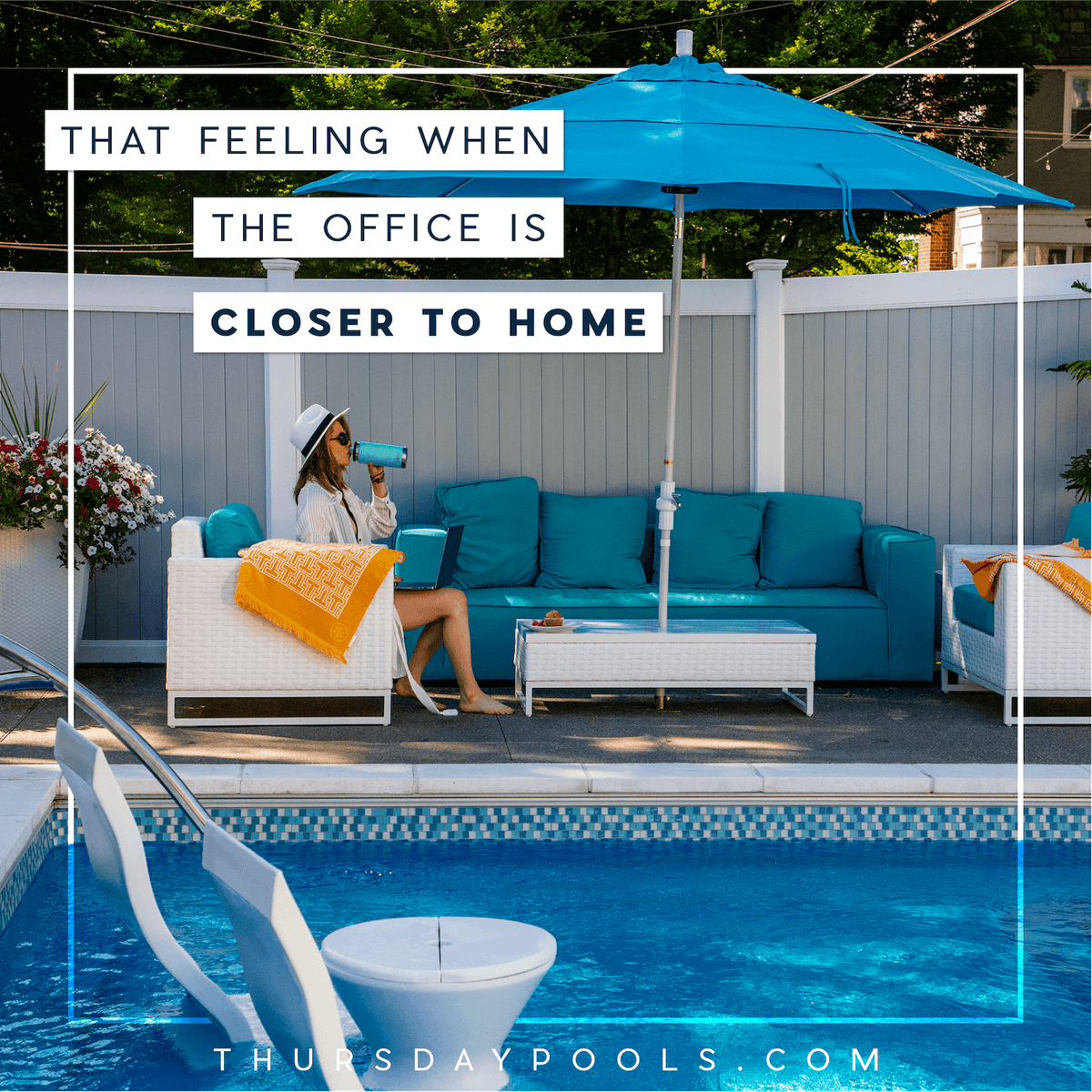 ThursdayPoolsLL's tweet image. Remote working can have its perks. Get that feeling when you walk out your door into the office. #thatfeelingwhen #thursdaypools