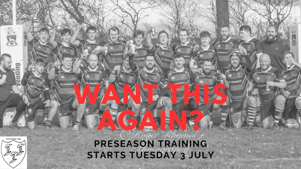 You want some more??

Pre-season training starts Tuesday 3 July - 7.00pm

Winning Rugby for all #RugbyFamily #Chippenham