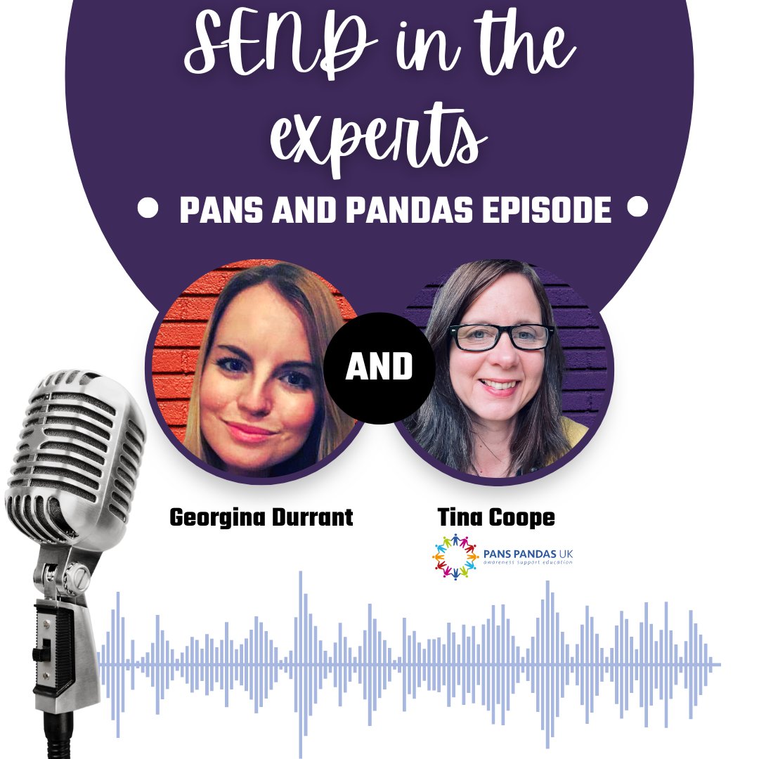 PANSPANDASUK's tweet image. We are so excited that the 'SEND in the Experts' Podcast episode on PANS and PANDAS will be released tomorrow!
Click here to access the podcast:
podcasts.apple.com/.../send-in-th…
Alternatively, type SEND in the Experts with Georgina Durrant on Apple, Twinkl or Amazon.
#EducationalResources