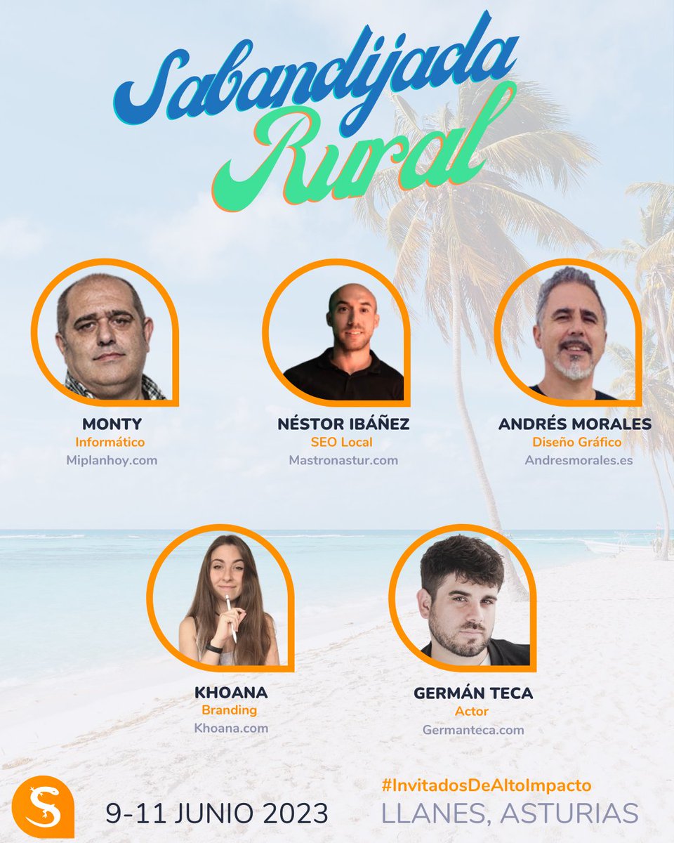 Solo quedan 4 días para EL CONGRESO RURAL DE ALTO IMPACTO 2023 😱

Aquí puedes ver algunos de los invitados de Alto Impacto invitados al mayor evento cambiavidas high ticket premium del año! 🥳🎉🤑

sabandijers.club/sabandijada-ru…