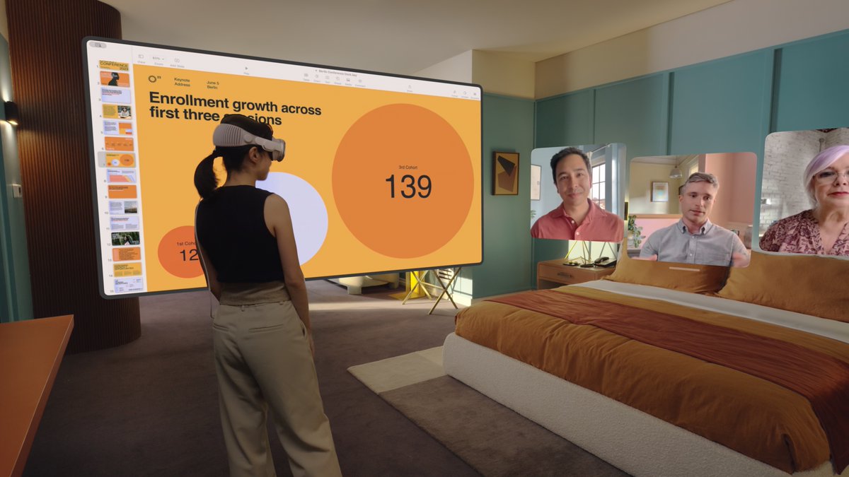 FaceTime on Vision Pro #WWDC23