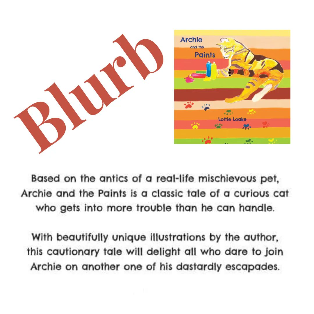 🎉BLURB REVEAL🎉

And here is the blurb for Archie and the Paints by Lottie Loakes 😀

Coming soon...

#newbook #childrensbook #childrensbooks #book #publishing #publishers #publisher #indiepublishing #indiepublisher #indiepublishers #childrenspicturebook 
#comingsoon