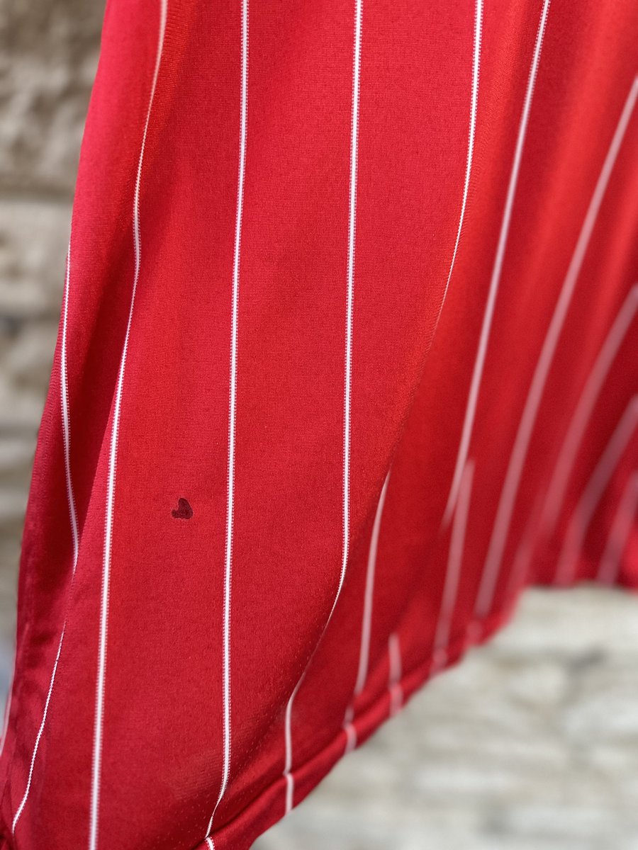 Letting my match worn/issued Swindon 1984/95 Home shirt go. Size medium. Some imperfections but you won’t see many of these again. Serious offers considered #stfc