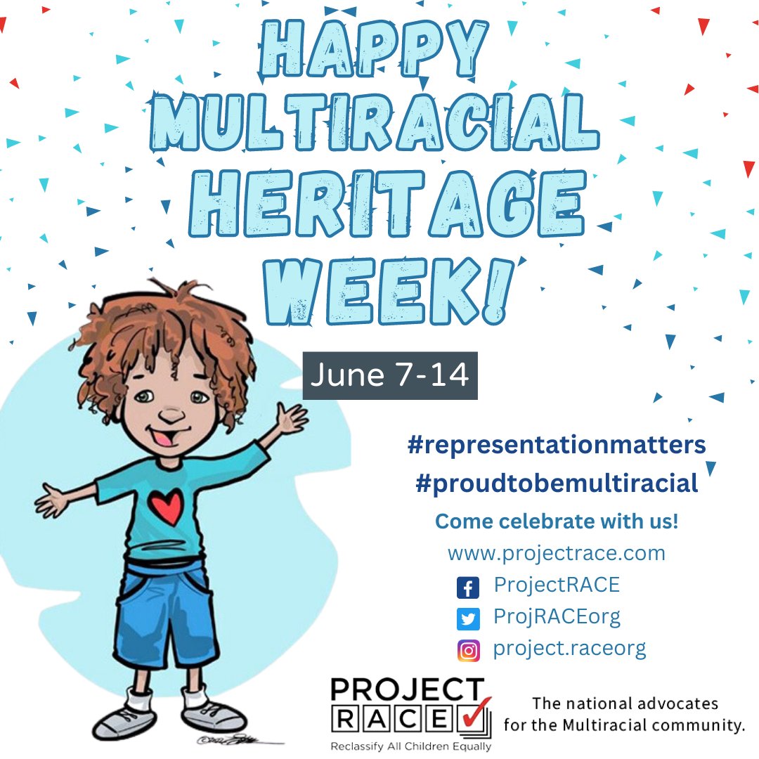 ProjRACEorg's tweet photo. We are just two days away from Multiracial Heritage Week! How are you celebrating your heritage? Make sure to share the below image on your social media! #multiracial #multiracialheritageweek #culture #ethnicity #diversity #representationmatters https://t.co/EV2gJJa6wy