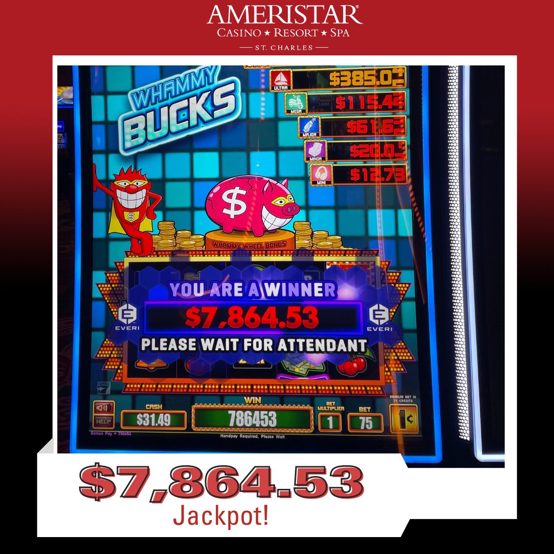 AmeristarSC's tweet photo. Unbelievable luck strikes twice! Check out these two big jackpots our lucky guests won with just $0.75 bets! ๐ค
#jackpots #boydwinners #boydrewards #gambling #slots #slotmachine #jackpot #casino #jackpotwinner https://t.co/qjCp4qzaOR
