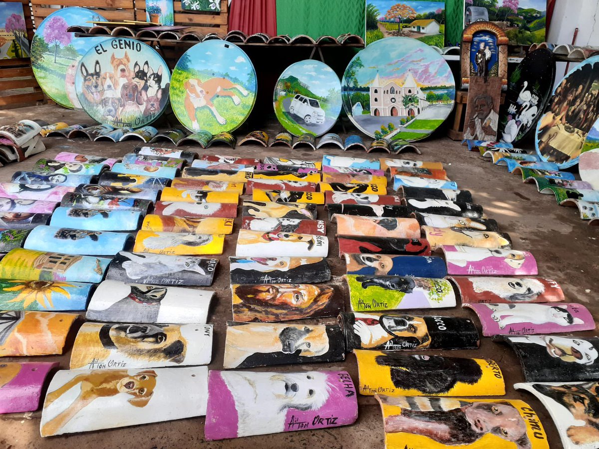 Hoy descubrí que el retrato de porterito hizo el papá de un pcte en Lapri que esta hace más de 1 mes nsq internado🥹 Él trabaja pintando animalitos, “el genio de las mascotas” se hace llamar, pídanle pues 0981 667 521