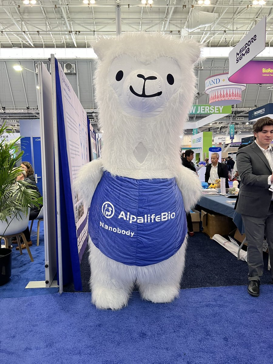 NancySTravis's tweet photo. Who says the #BIO2023 International Convention doesn’t have everything?  Well, we have #alpacas. https://t.co/I5ZMNcvyAk