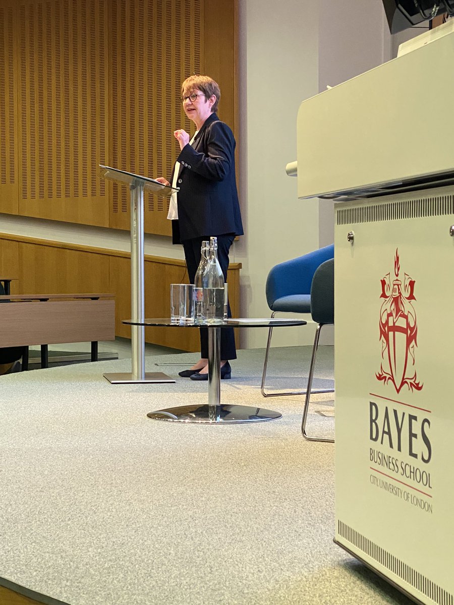 Ozgo's tweet photo. Odile Renaud-Basso, President, European Bank for Reconstruction and Development speech about “ How to green the global economy” @BayesBSchool #MaisLecture https://t.co/rKkPY6UavR