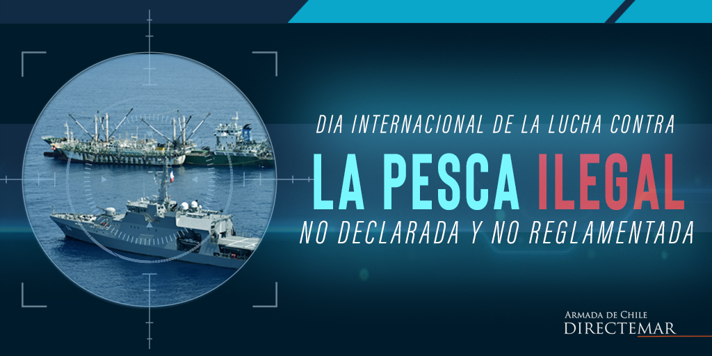 DGTM_Chile's tweet photo. En el marco de la conmemoración del Día Internacional de la Pesca Ilegal, No Declarada y No Reglamentada, la #AutoridadMarítima reiteró su compromiso con la sostenibilidad de las poblaciones de peces transzonales y altamente migratorios.

Revisa la nota➡️https://t.co/cEEB90EQ7o https://t.co/AjGO0SWod4