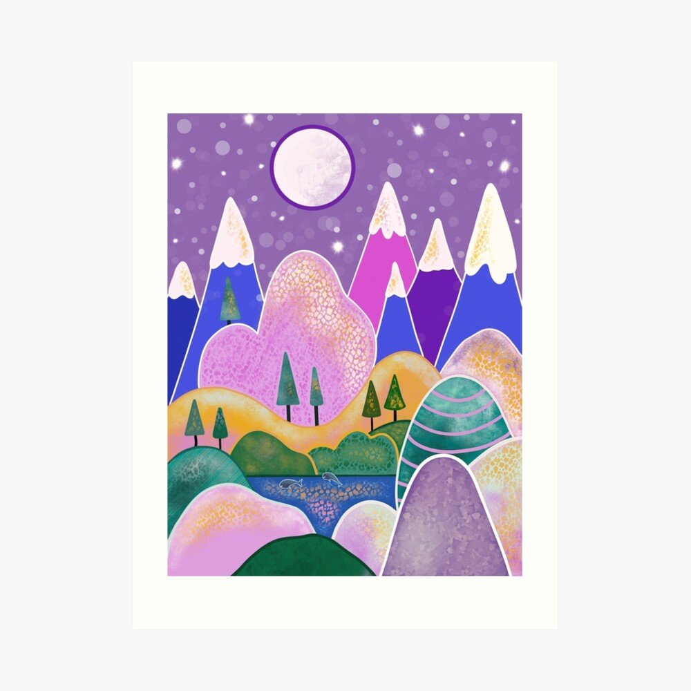 Get my art printed on awesome products. Support me at Redbubble #RBandME:  

Get it here:
redbubble.com/i/art-print/Wh… #findyourthing #redbubble 

#landscapeart #mountainart #whimscialart #ayearforart