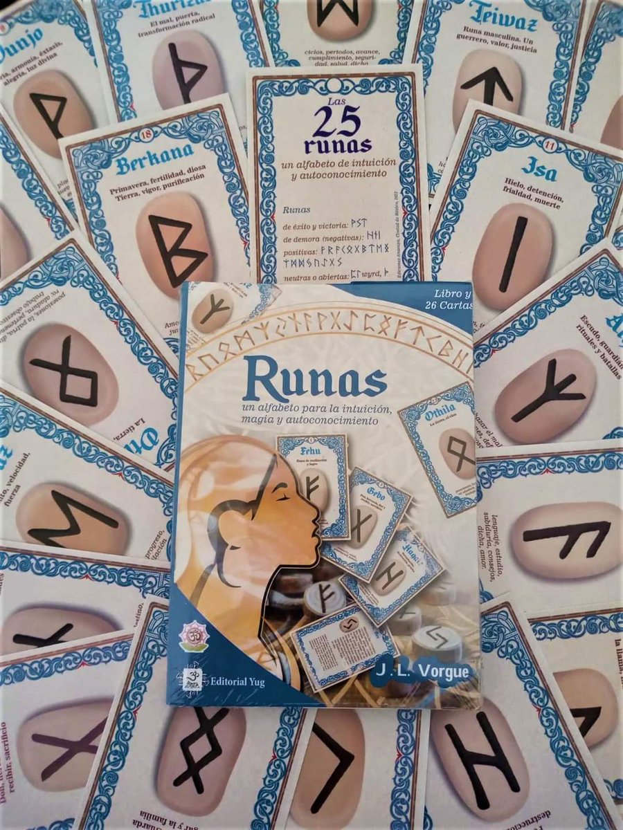 libreriayug108's tweet photo. RUNAS: INTUICION, MAGIA Y AUTOCONOCIMIENTO
Runa significa misterio, secreto: el principal uso de este alfabeto era como guía en el viaje de la intuición hacia el secreto de uno mismo.
Kit de 26 cartas y libro 
#libreriaesotericayug #runas #editorialyug
#coloniajuarez
55 51965119 https://t.co/Xv2VTjG63w