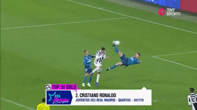 Em votação popular, gol de bicicleta de Ronaldo é eleito o mais bonito pela  Uefa