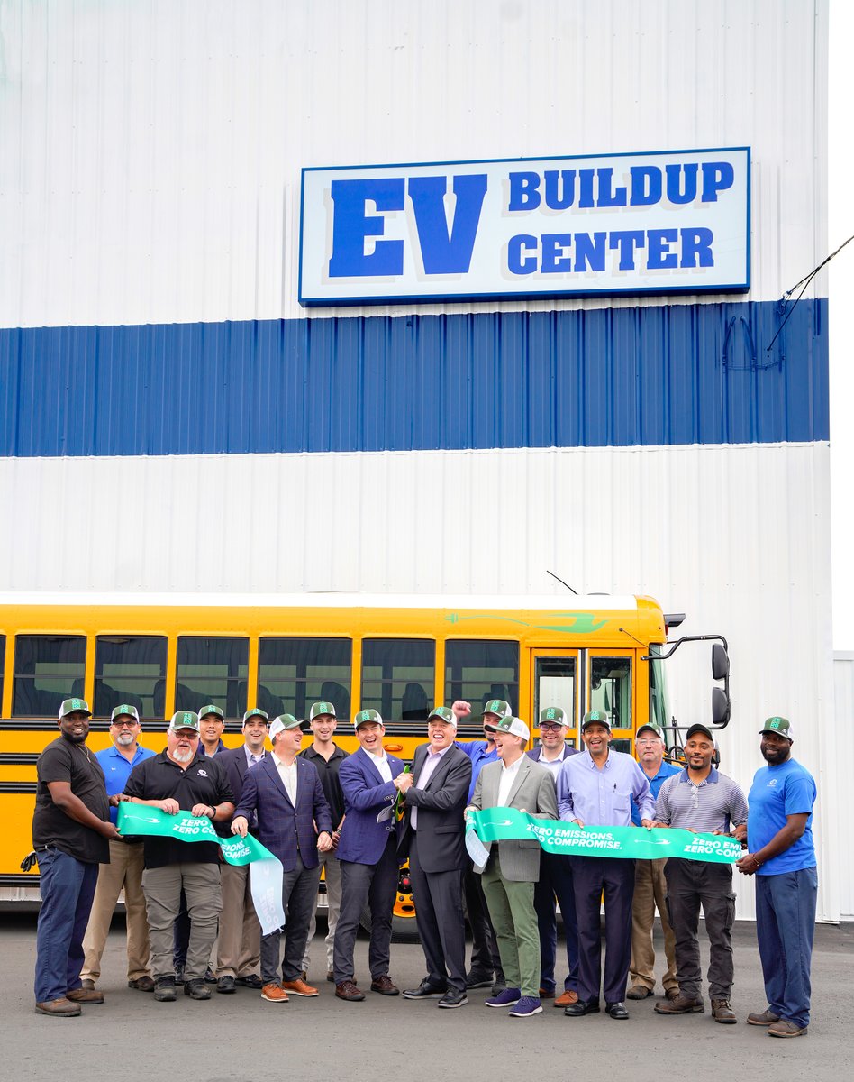 ICYMI: #BlueBird continues to lead the electrification of student transportation with the opening of its #ElectricVehicle Build-up Center!

Read the Press Release: zurl.co/TfD
Watch the Recap Video: zurl.co/X6RC